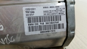 AIRBAG AIR NÁDRŽ ULOŽENÍ NAPÍNÁKY BMW E90