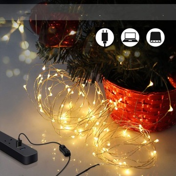 Fairy Lights 12m 120 diod LED Lights String USB