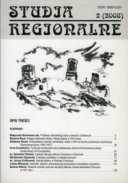 STUDIA REGIONALNE 2 / 2008