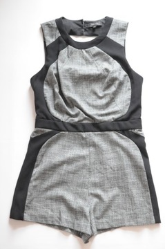 RIVER ISLAND szaro czarny + wycięcie z tyłu S-M