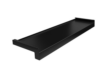 Parapet zewnętrzny stalowy Czarny 17,5 cm 175 mm