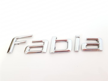 SKODA FABIA 2 II 2007 ZNACZEK EMBLEMAT NAPIS