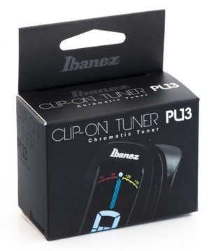 Гитарный тюнер Ibanez PU3 с зажимом для тюнера, ЧЕРНЫЙ