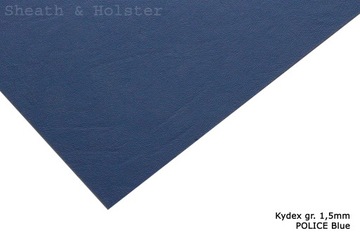 Kydex POLICE Blue - 150x200mm gr. 1,5mm