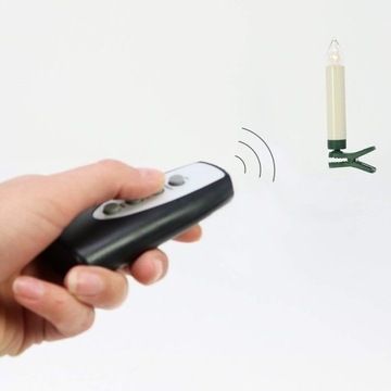 Светодиодные елочные свечи 45 шт. WIRELESS RGB