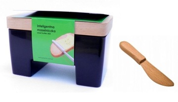 Inteligentna maselniczka Pojemnik na masło + nożyk