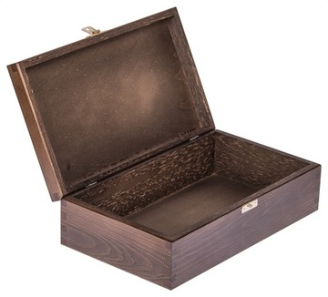 Деревянная КОРОБКА 28х16см Контейнер для ДЕКУПАЖА КОРИЧНЕВЫЙ