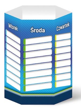 Plan lekcji Delta-Graphix KUBEK przybornik