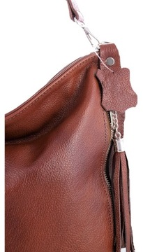 КОРИЧНЕВО-КРАСНАЯ КОЖАНАЯ СУМКА