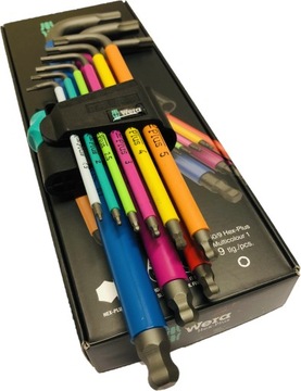 Ключи Wera Allen с шариком + Torx, набор из 18 шт.