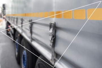 Сегмент светоотражающей контурной ленты. 3М квадратов