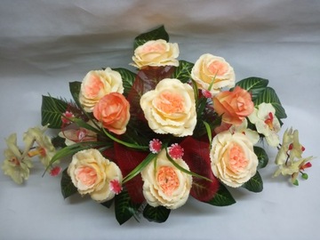 Могильные цветы БУКЕТНЫЙ НАБОР ИСКУССТВЕННАЯ КОМПОЗИЦИЯ!