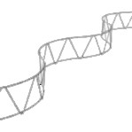 Dystans stalowy między zbrojenie ZET 180 mm
