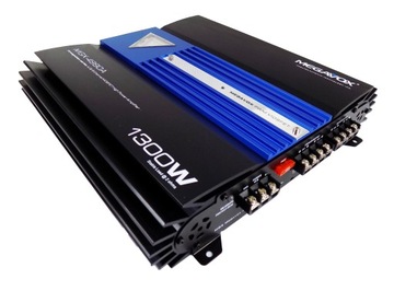 АВТОМОБИЛЬНЫЙ УСИЛИТЕЛЬ MEGAVOX 1300 Вт MOSFET КАБЕЛИ