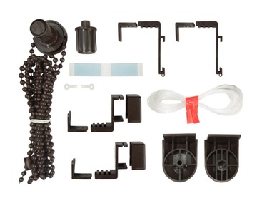 MECHANIZM FI 17 DO ROLETY MINI Z ŻYŁKĄ PROSTEJ ZESTAW NAPRAWCZY BRĄZ -3kpl