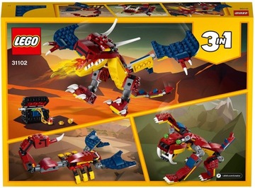LEGO 31102 CREATOR Огненный дракон