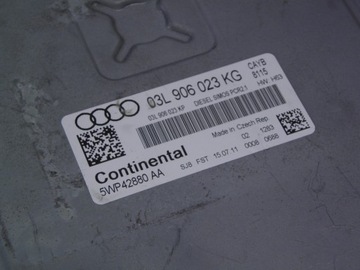 AUDI A1 8X TDI // ŘÍZENÍ MOTORU 03L906023KG