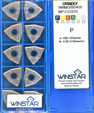 WINSTAR Płytki WNMG 080408 nóż składak tokarski