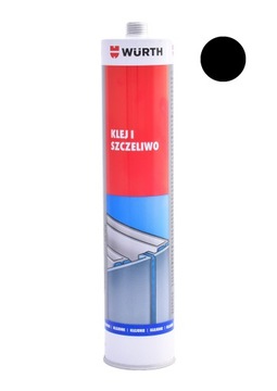 Klej i szczeliwo K+D Wurth 300ml CZARNY