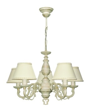 Lampa wisząca klasyczna ecru złoto VIOLA producent