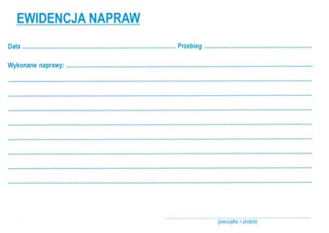 Сервисная книжка, Универсальная техосмотровая книжка