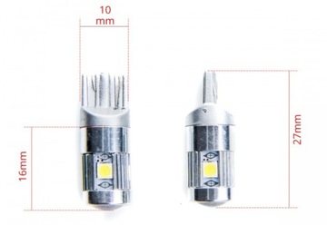 Светодиодные лампы EINPARTS W5W 12V CANBUS Внутренняя плата для парковки