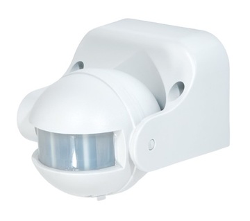 Настенный PIR-датчик движения в сумерках, уличный светодиод, детектор поверхностного монтажа, белый