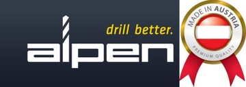 Набор сверл по дереву ALPEN HOLZ 3-10мм 8 шт.