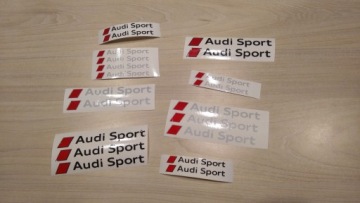 СВЕТООТРАЖАЮЩАЯ НАКЛЕЙКА AUDI Sport НА ПЕРЕДНИЙ СУППОРТ Hi-TEMP, 8 лет