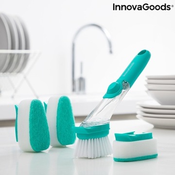 Щетка-губка InnovaGoods Cleasy с дозатором