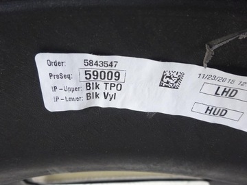 BMW X5 F15 X6 F16 КОНСОЛЬ ПРИБОРНОЙ ПАНЕЛИ ORG HUD 5843547