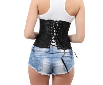 Моделирование с похудениями черное нижнее белье