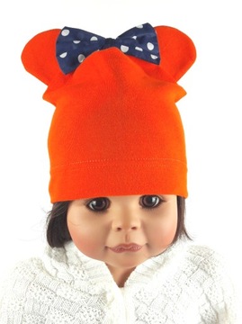 PRODUCENT CZAPKA MYSZKA MIKI MINNIE CZAPECZKA DZIEWCZYNKA 3-12 M-C 14KOLOR