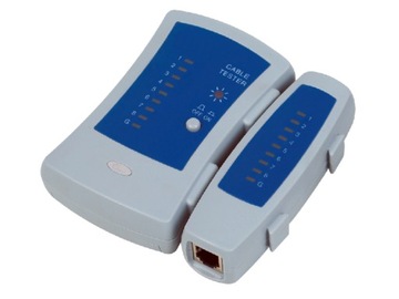 Tester kabli sieciowych LAN RJ45 RJ12 RJ11