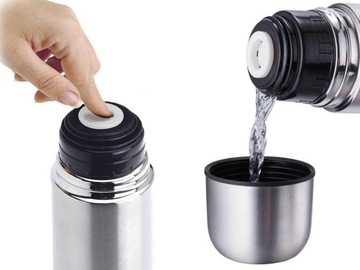 Termos Metalowy 500 ml CLICK-CLACK KH-4052