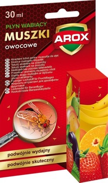 AROX ZAPAS NATURALNY PŁYN WABIĄCY PUŁAPKA NA MUSZKI OWOCOWE OWOCÓWKI 30 ML