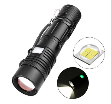 LATARKA LED AKUMULATOROWA XHP 50 10W NAJMOCNIEJSZA