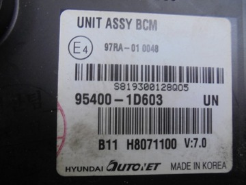 MODUL ŘÍZENÍ BCM 95400-1D603 KIA CARENS III