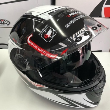 Полнолицевой шлем AIROH STORM SPRINTER белый L