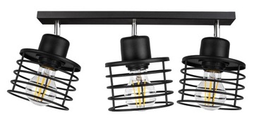 LAMPA SUFITOWA PLAFON ŻYRANDOL EDISON LOFT LED