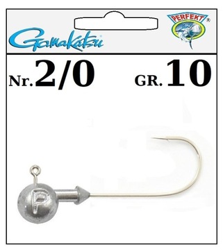 JIG PERFEKT na haku GAMAKATSU Nr.2/0 - 10 gr