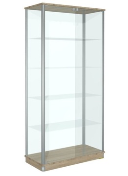 СТЕКЛЯННАЯ ВИТРИНА 100/190 + ЗАМОК для МАГАЗИНА