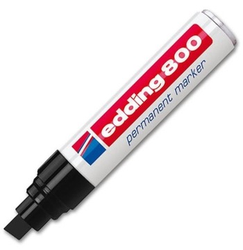 Marker permanentny edding 800 ścięta 4-12mm czarny
