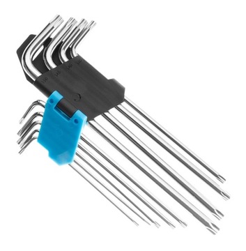 Klucze TORX długie 9 szt. T10-T50 CORONA C6615