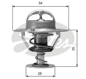 ТЕРМОСТАТ GATES ТЕРМОСТАТ NISSAN ALMERA 2.0