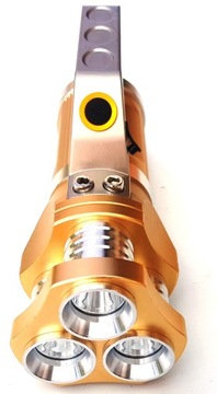 Фонарик ручной прожектор 3*T6 CREE LED, сильный