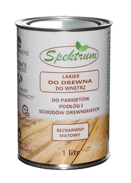 Lakier do podłóg schodów SPEKTRUM bezbarwny mat 5L