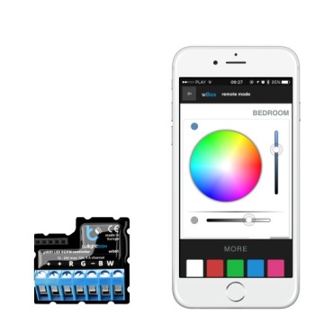КОНТРОЛЛЕР СВЕТОДИОДНЫХ ЛЕНТ BLEBOX WLIGHTBOX RGBW WIFI iOs