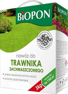 BIOPON Nawóz do Trawnika Zachwaszczonego 3kg