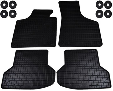Dywaniki gumowe do AUDI A3 8P (2003-2009) bezzapachowe + stopery ORYGINALNE